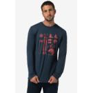 Supernatural Skiing Bear Muška duga Merino majica