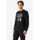 Camiseta larga de lana merina sobrenatural con oso de esquí para hombre