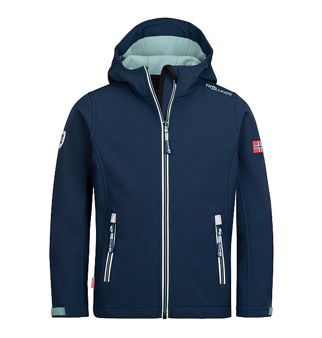 Giacca softshell per bambini Trollkids Trolljord