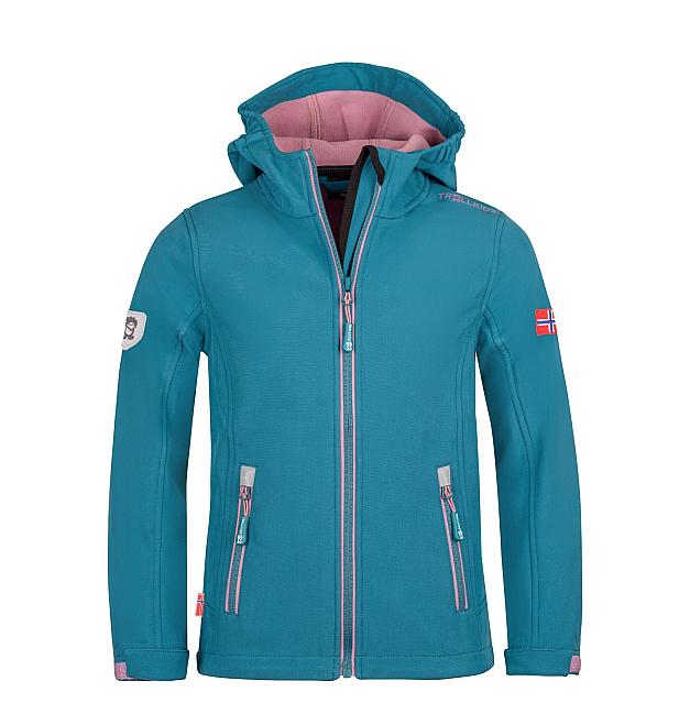 Chaqueta softshell de niña Trollkids Trollfjord