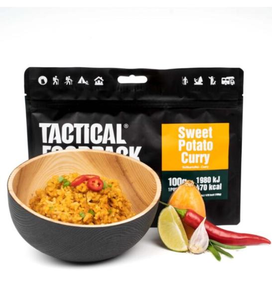 Dehydrated food Tactical FoodPack Sweet potato and Curry 100g