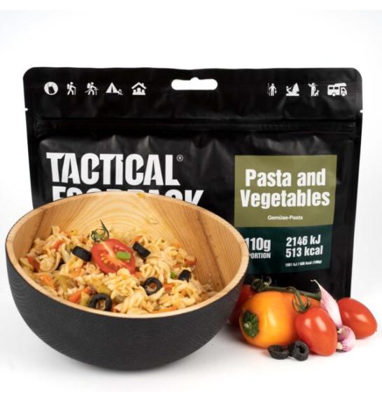 Dehidrirana hrana Tactical FoodPack Testenine in zelenjava 110g