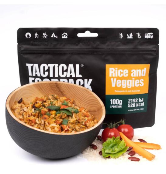 Dehidrirana hrana Tactical FoodPack Riža i povrće 110g