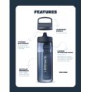 Botella con filtro de agua Lifestraw Go 650 ml