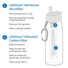 Botella con filtro de agua Lifestraw Go 650 ml