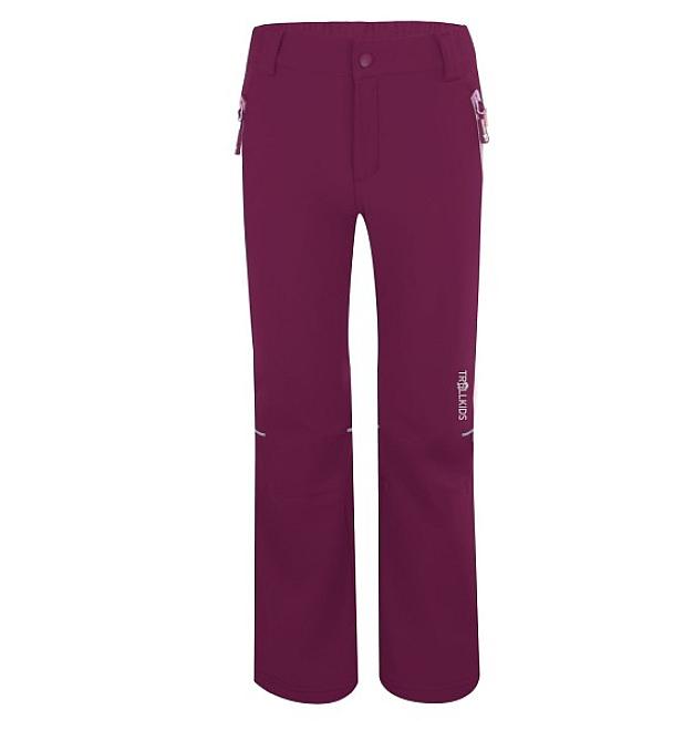 Dječje softshell pantalone Trollkids Hemsedal