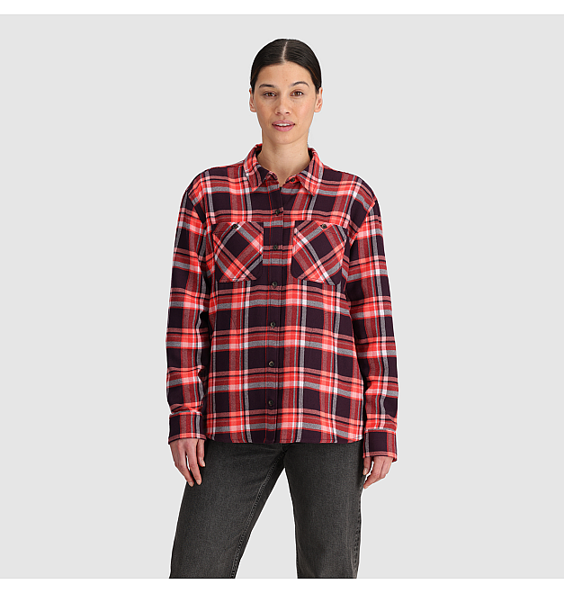 Camicia da donna Outdoor Research Feedback twill di flanella