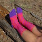Calcetines Injinji Ultra Run Crew Coolmax para mujer