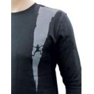 Camiseta de manga larga de algodón orgánico Hybrant Poka