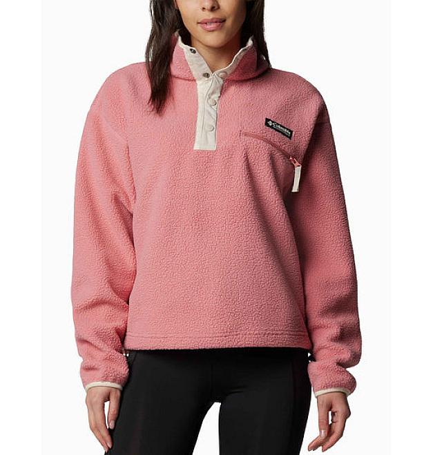 Damen Fleecepullover Columbia Helvetia II verkürzter Half Snap