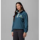 Damen Fleecepullover Columbia Helvetia II verkürzter Half Snap