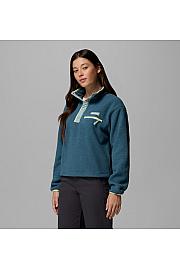 Maglione in pile da donna Columbia Helvetia II con bottoni a pressione corti