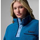 Damen Fleecepullover Columbia Helvetia II verkürzter Half Snap