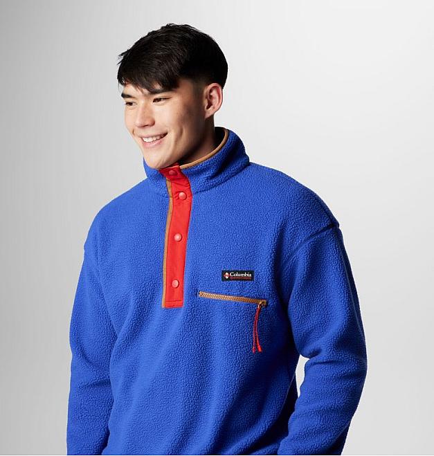 Herren-Fleecepullover Columbia Helvetia II Half Snap