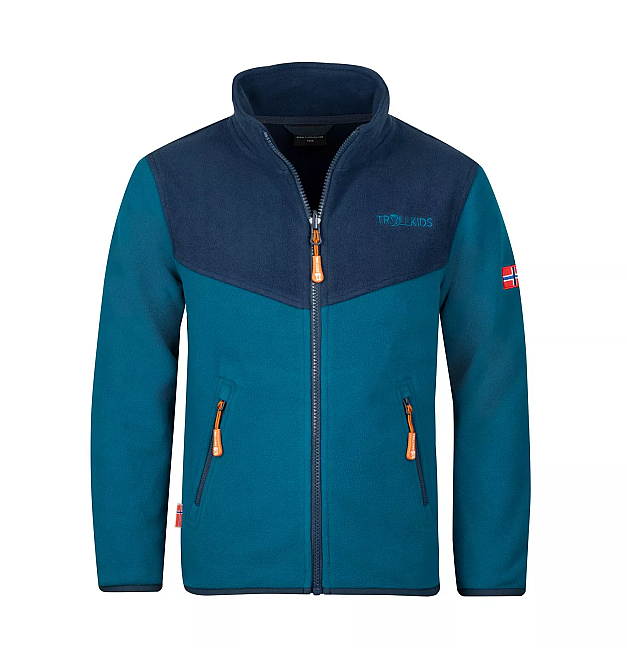 Giacca in pile per bambini Trollkids Oppdal XT