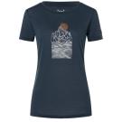 Damen-Merinoshirt mit kurzen Ärmeln Super.natural Preikestolen Cliffs