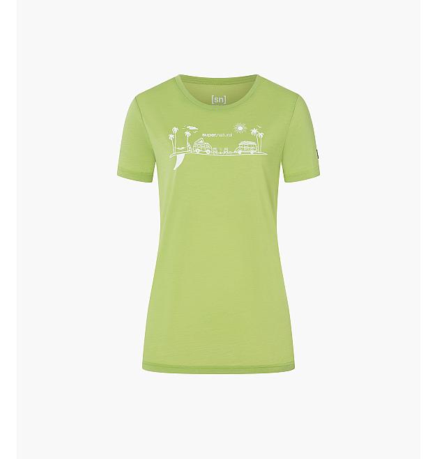 Camisa merino mujer manga corta Super.natural All on board