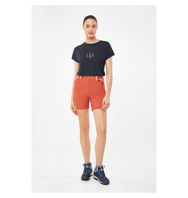 Kurze Viking Sequoia Bamboo Wanderhose für Damen