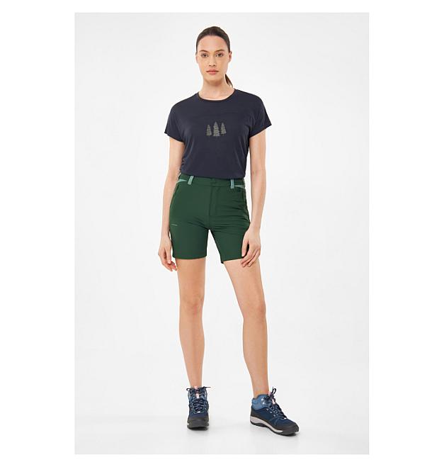 Pantalón corto de senderismo Viking Sequoia Bamboo para mujer