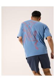 T-shirt a maniche corte con logo Arc Bird Arcteryx Cormac da uomo