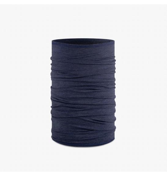 Copricapo multiuso in denim leggero in lana merino leggera color cuoio