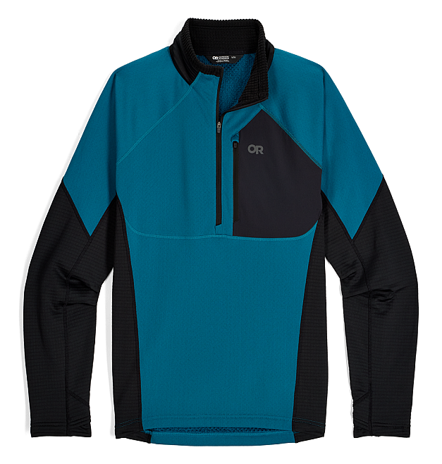 Men's Outdoor Research Deviator Short Zip Fleece