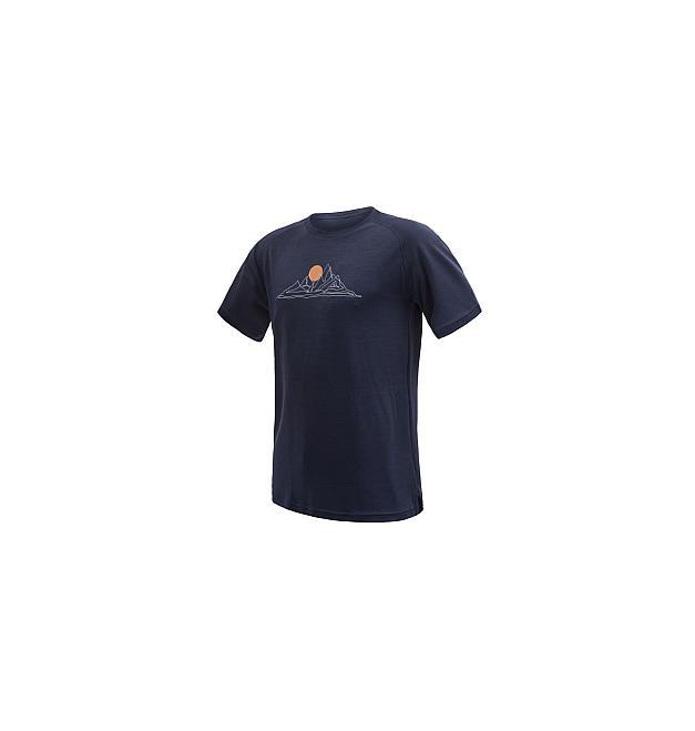 Men T-shirt Sensor Merino Blend Moon