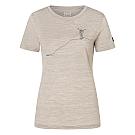 Maglia da donna in lana merino a maniche corte Super.natural Bergglück