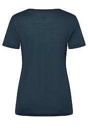 Maglia da donna in lana merino a maniche corte Super.natural Bergglück