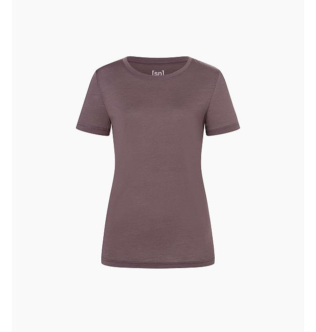 Damen-Merinoshirt mit kurzen Ärmeln Super.natural Essential