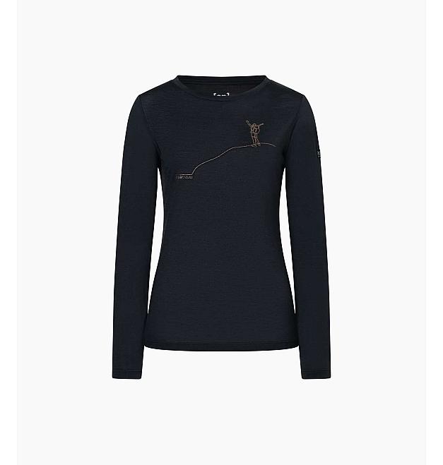 Ženska merino košulja dugih rukava Super.natural Bergglück