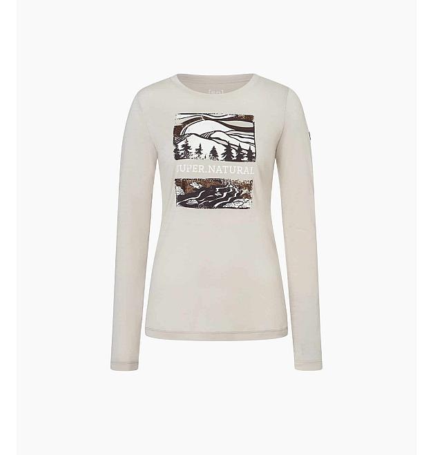 Damen-Merinoshirt Super.natural Toller Bärenfluss