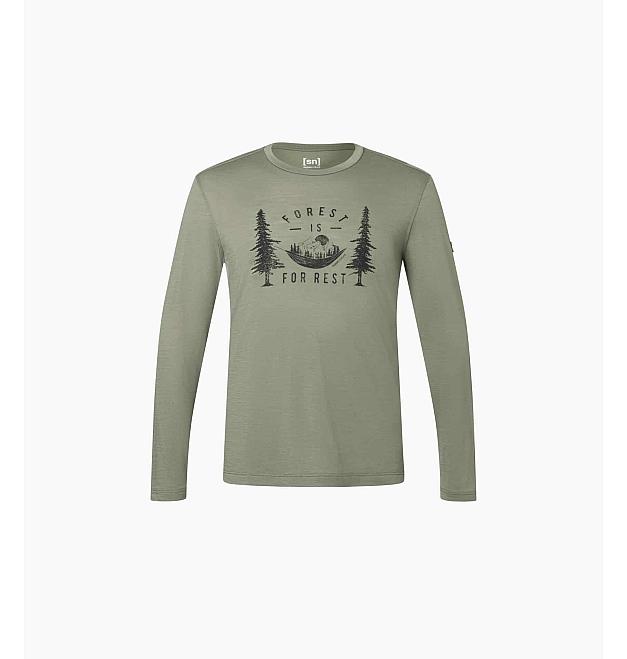Camisa hombre merino manga larga Super.natural Para descansar