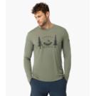 Herren-Merinoshirt mit langen Ärmeln Super.natural Zum Ausruhen
