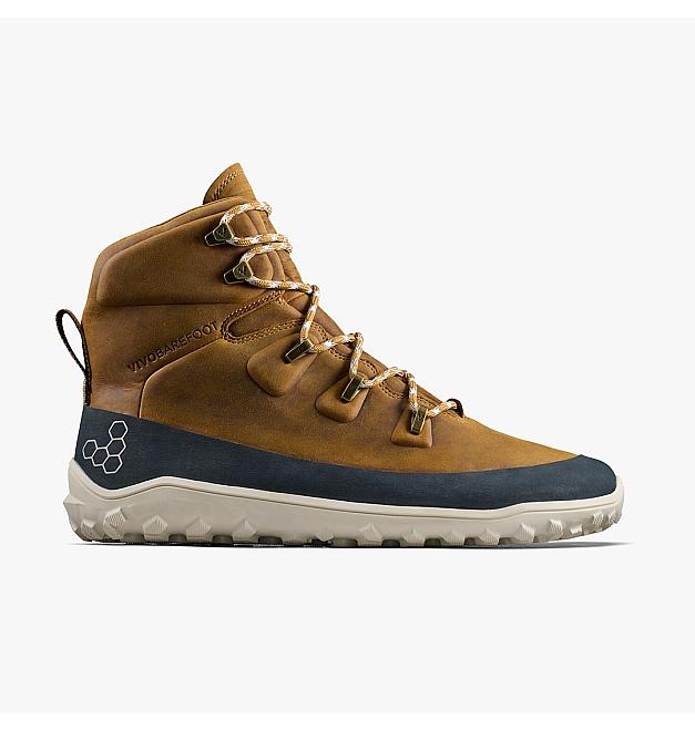 Men's Barefoot Hiking Boots Vivobarefoot Tracker Leather AT