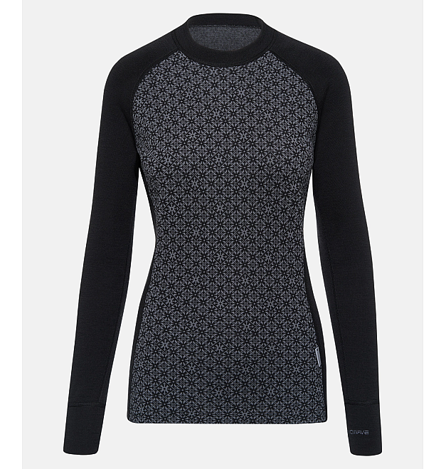 Camiseta de manga larga de merino fluido Thermowave para mujer