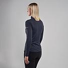 Camiseta deportiva de manga larga con cremallera y dardos Montane para mujer