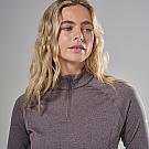 Ženska aktivna majica z dolgimi rokavi Montane Dart zip