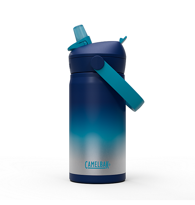 Kinderthermosflasche Camelbak Flip Straw Inox 0,4L