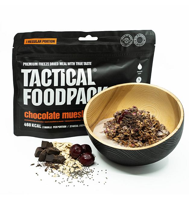 Dehidrirana hrana Tactical Foodpack Čokoladni müsli s višnjama 125g