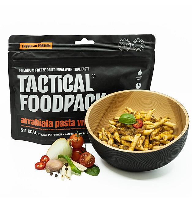 Dehidrirana hrana Tactical FoodPack Arrabiata Pasta and Chicken 115g