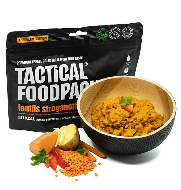 Дехидрирана храна Tactical FoodPack Лентил Строганофф 120г