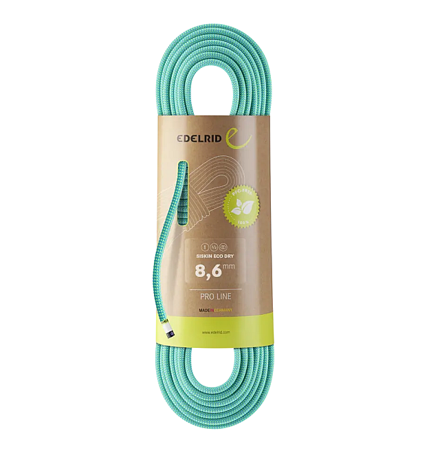 Cuerda de escalada simple Edelrid Siskin Eco Dry 8,6 mm 70 m