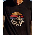 Camiseta de manga corta Sherpa Bali Retro Sunset para hombre