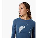 Camiseta de merino de manga larga para mujer Super.natural Jumping Jacky
