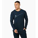 Super.natural Haute Route Brush Merino Langarm-T-Shirt für Herren