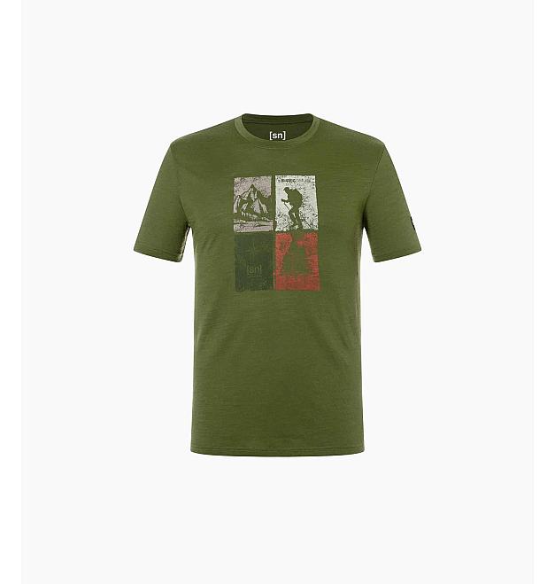 Men's merino short-sleeved shirt Super.natural Go Hiking