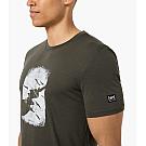 Maglia a maniche corte in lana merino da uomo Super.natural Crevasse