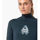 Maglia a maniche lunghe in lana merino da donna Super.natural Gogeanie