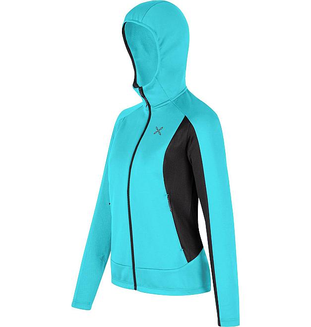 Damen-Fleece Montura Pulse Hooded Maglia